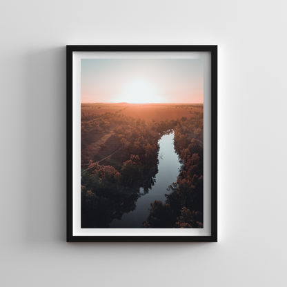 Macquarie River Sunset Print